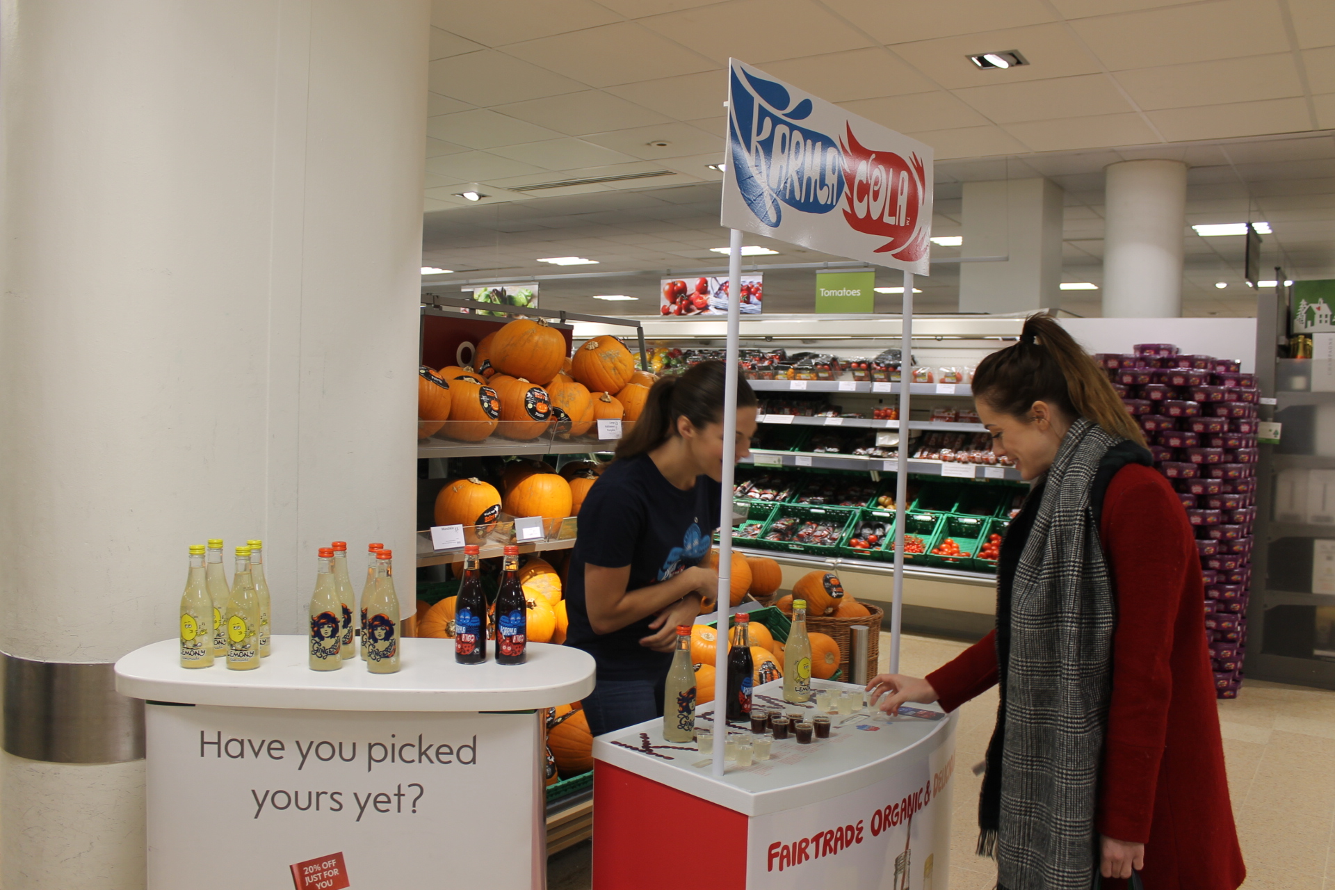 Pop Up Sampling Stand Waitrose